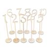 Creative Wooden Table Number Sign for Wedding and Party Decorations