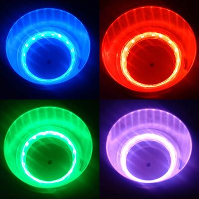 LED Getränkebecherhalter Beleuchteter Becherhalter mit 14 LEDs 12V für Marine Boot LKW Wohnmobil Yacht