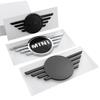 ABS Naklejka Logo na Przód Samochodu Odznaka z Emblematem na Tył dla Mini Cooper JCW F55 F56 F60 Countryman Clubman Akcesoria Samochodowe 14,3CM/11,3CM