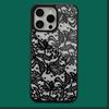 Black lace print New Hot Phone Case For iPhone 16,15,14,13,12,11,Plus,Pro,Max,Mini Soft Magesafe Magnetic Wireless Charge
