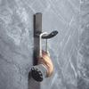 All copper gun gray bathroom towel rack, bath towel rack, light luxury bathroom rack, bathroom hardware pendant set.