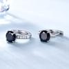100% 925 Sterling Silver Clip Hoop Earrings for Women High Quality Wedding Engagement Charm Fashion Fine Party Jewelry Gift