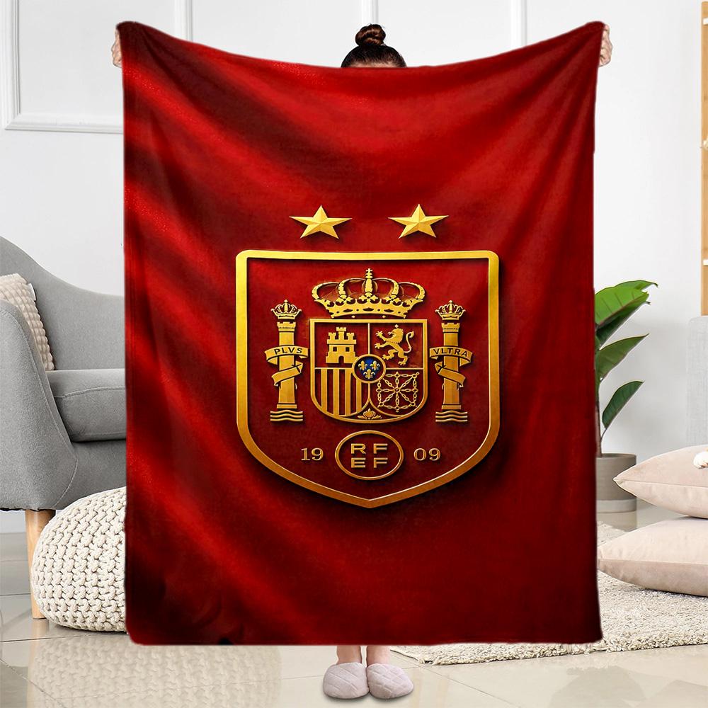 Atletico Madrid Blanket Warmthful Decor Perfect For Picnics Chair Bedding Four Seasons Universal Modern Style Best Holiday Gift For Friends Family