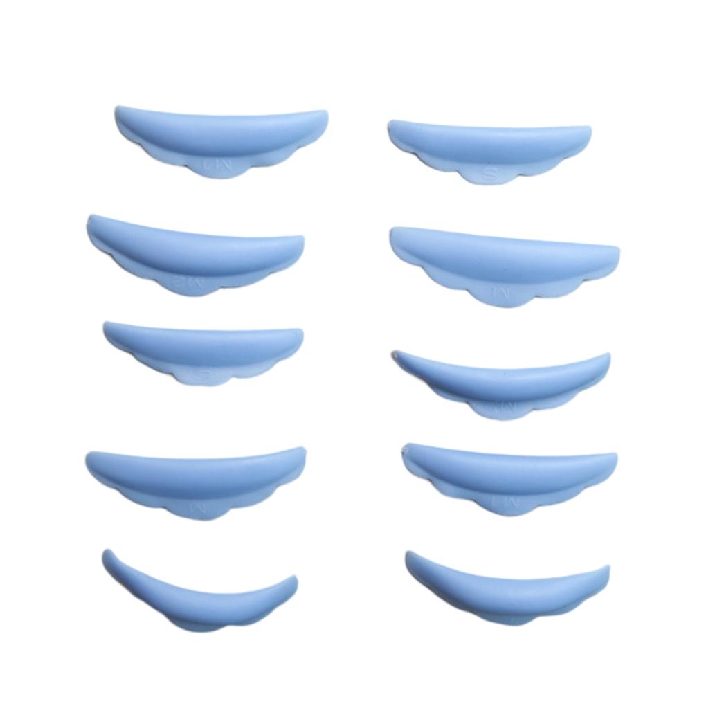 

5 пар щипцов для завивки ресниц, лифтинг ресниц, силиконовый инструмент для ресниц, набор ресниц, бытовые косметические инструменты для взрослых, для украшения синий