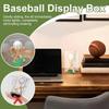 UV Protection Baseball Display Stand Dustproof Baseball Holder Case  Autograph