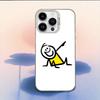 Cartoon Stickman Matchman Phone Case For iPhone 17,16,15,14,13,12,11,Mini,Pro,E,MAX White Candy Matte Shockproof Cover