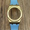Offshore Gold Royal Oak GA2100/2110/B2100 Fluoro Rubber Strap DIY Watch Modification Kit