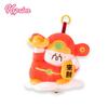 Chinese Culture Door God Plush Keychain With Traditional Design For Home Decor