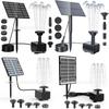 Garden Fountain With Solar Power For Outdoor Decor And Water Features