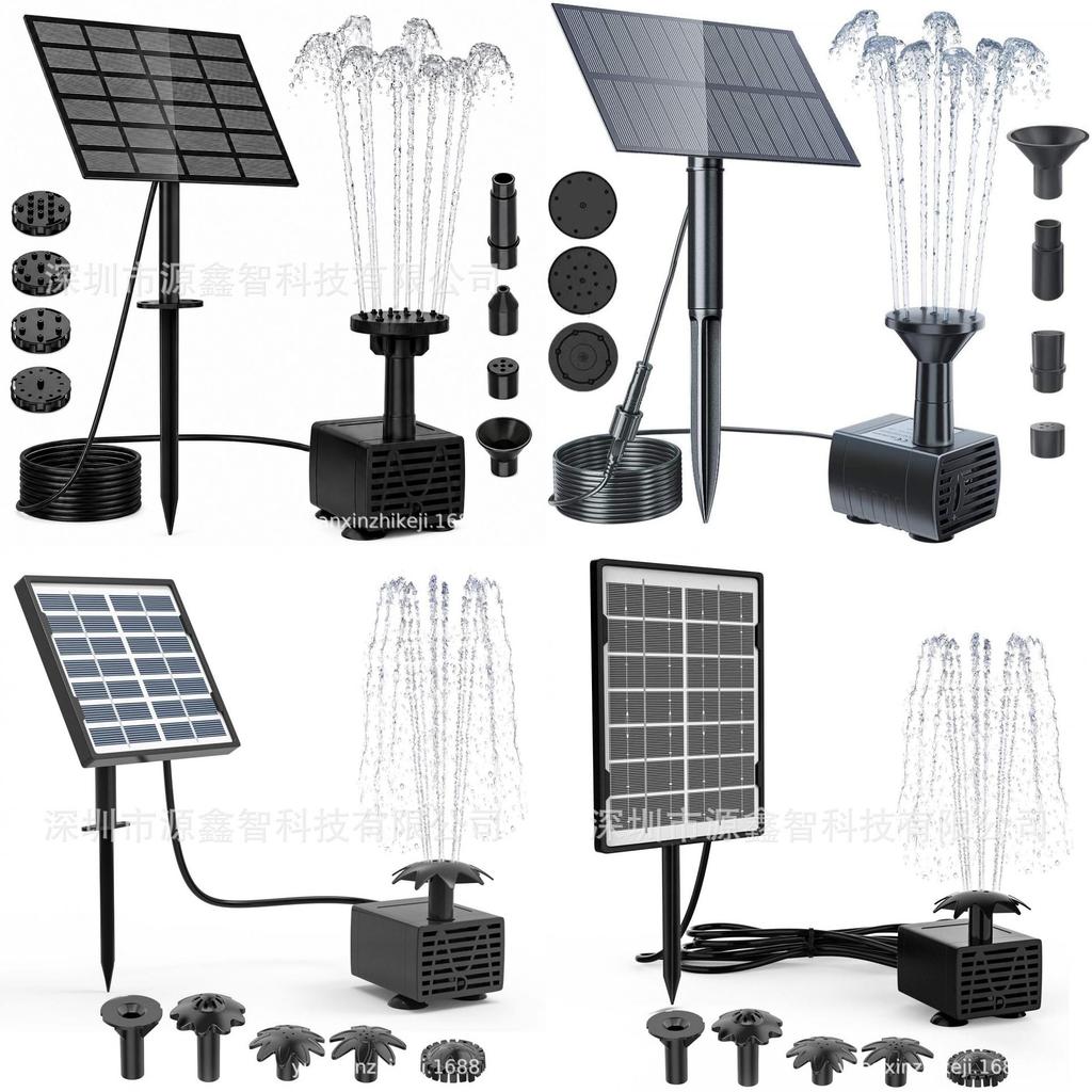 Garden Fountain With Solar Power For Outdoor Decor And Water Features