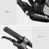 1Pair Bicycle Brake Lever Aluminum V Bar Handle MTB Mountain Bike Brake