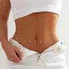 9 Styles Boho Rhinestone Zircon Star Moon Pendant Waist Belly Belt Chain Women Summer Bikini Y2K Accessories Rave Body Jewelry