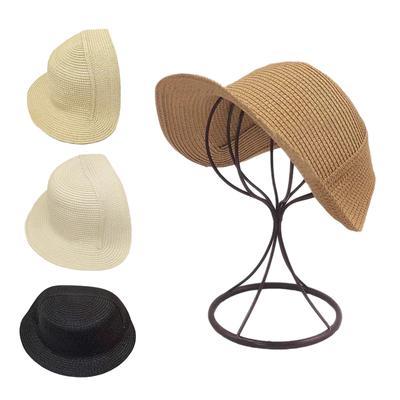 Victorian Bonnets Hat Base DIY Colrful Pillbox Hat Percher Opera Headwear Elegant Straw Hat Base Pillbox Hat