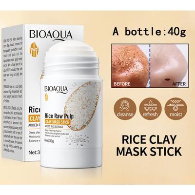 Rice Puree Mud Mask Stick Deep Cleansing, Anti-acne, Gentle Repair Mud Mask