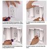 Safe Outlet Cover Dual Door Fits Oversized Plugs Adapters Childproof Electrical Socket Protector Proofing Home Safety Essential