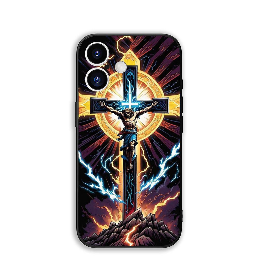 Cover for Motorola Moto Edge 50 30 One Fusion 40 neo Ultra Pro 20 Lite G50 G85 G84 E15 E14 Phone Case God Jesus Judah Cross