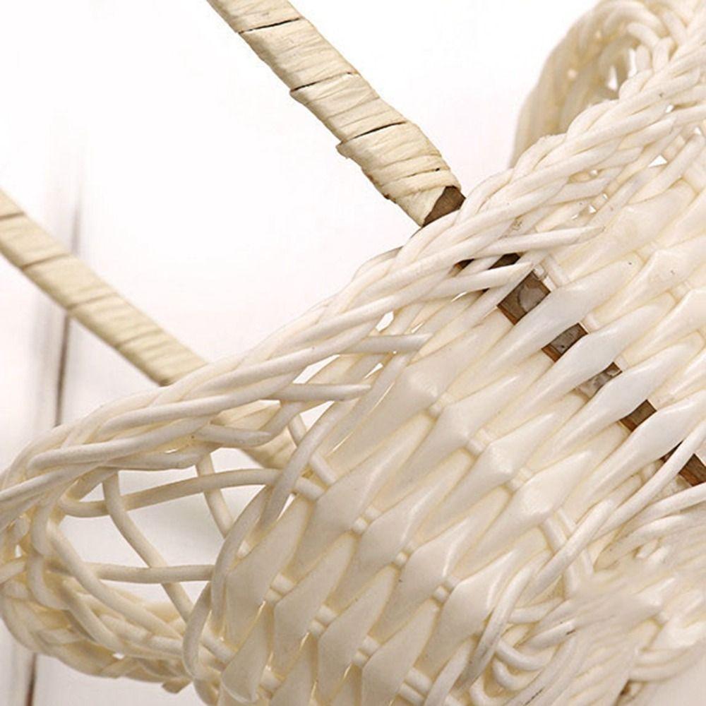 Vakre Håndlagde Oppbevaringskurver 3 Former Shopping Oppbevaring Vaskekurv For Plante Hjem Bryllup