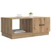 Artisan Oak Coffee Table 90 X 50 X 37 Cm Engineered Wood