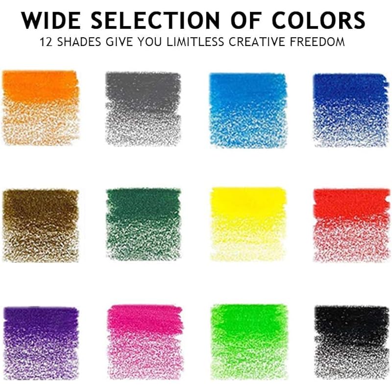 Corslet Set Of 60 Pcs Colour Pencil Set With Two Different Packs Of 48 Pc Oil-Based Pencil Colour Set & 12 Pc Color Penc
