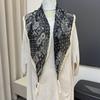 Cotton And Linen Triangle Scarf Summer Thin Silk Scarf Women'S High-End Shawl Women'S Versatile Belt Japanese And Korean Fart Curtain Scarf