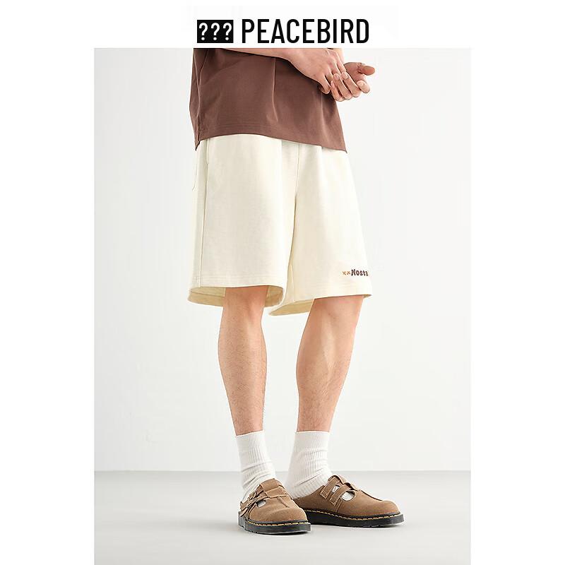 PEACEBIRD Men's Summer Casual Drawstring Mid-Length Shorts