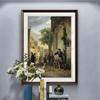 Ignatius Joseph Van Regenporter Art Print Poster Jan Steen's Son Exchange Beer Wine Oil Painting