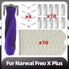 Compatibile per Narwal Freo X Plus Ricambio Spazzola Laterale Principale Filtro HEPA Panni Mop Sacchetti per la Polvere Accessori Parti di Ricambio