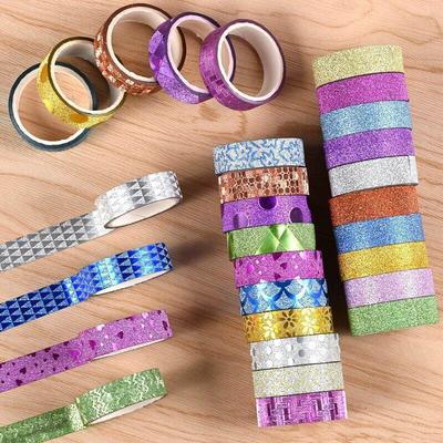 Kreatives Goldglitzer Hohl-DIY-Klebeband – Nahtloses, hübsches Spitzenklebeband