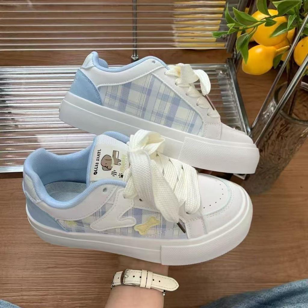 Low-top Color-matching Board Shoes 22 Autumn New Comfortable and Breathable Mesh Soft-soled Sports Shoes
