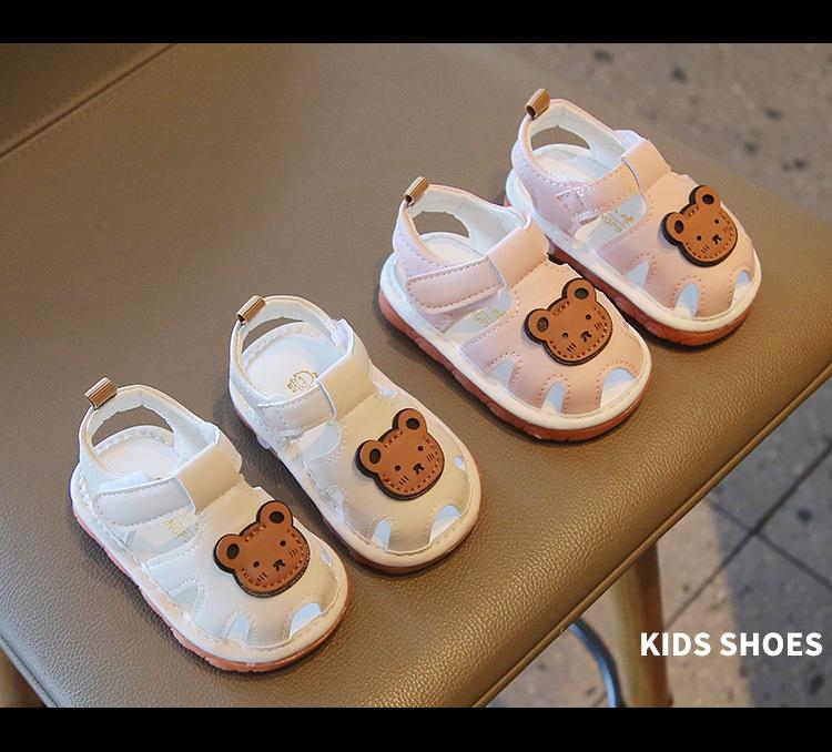 Sandale de vară pentru bebeluși: Pantofi cu Talpă Moale, Antiderapanți, Anti-Lovire pentru Bebeluși 0-12 Luni