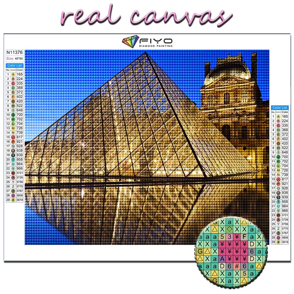 Diamond Painting Louvre Museum Embroidery Cross Stitch Rhinestone Home Decor