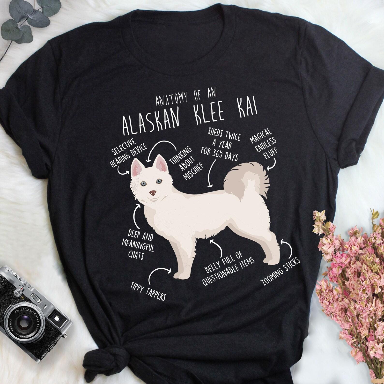 Alaskan Klee Kai Shirt, , , Cute White Klee Kai T-shirt, Funny Dog Lover Gift, Pet Tee, Dog Mom, Dad, Gift For Him Her Top 160