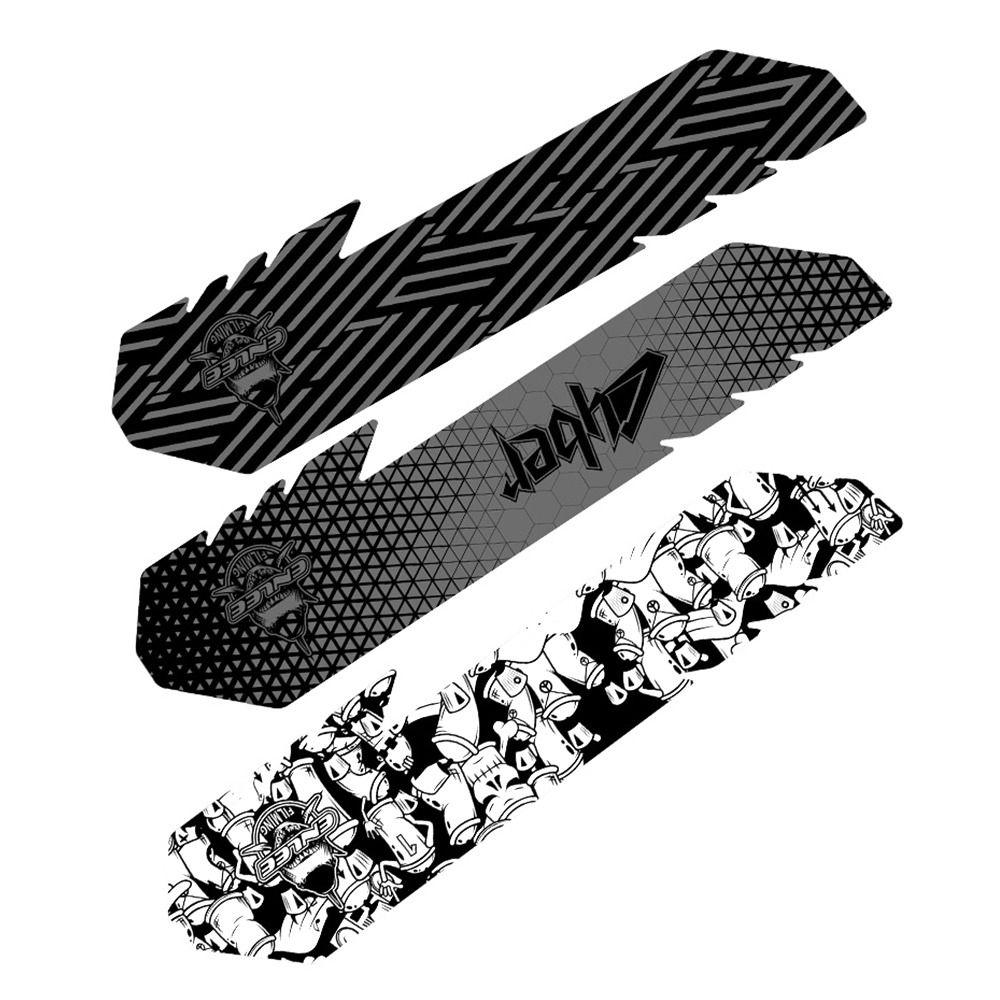 Accessories Carbon Fiber Pattern Bike Frame Sticker Bicycle Protective Film Chain Guards Decals