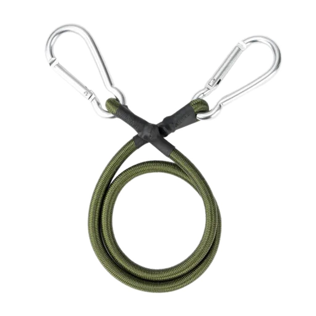 Heavy Duty Bungee Cord Elastic Tie Strap String with Carabiner Hook Strong Elastic Rope Cycling Luggage Packing Ropes