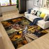 3D Dollar Money Pattern Area Rug,Carpet Rug for Living Room Bedroom Sofa Doormat Kitchen Decoration,Kids Play Non-slip Floor Mat