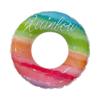 1pc Gradual Petal Swim Circle Thickened PVC Inflatable Swimming Ring Beach Pool Water Floating Circle