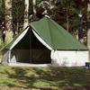 Vidaxl Tipi Family Tent, 12-Person, Green, Waterproof