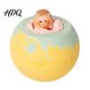 Essential Oils Fizzies Balls 1/7Pcs 100G Kids Bath Bombs with Toy Inside Plants Extract Relaxing Balls Dry Skin Moisturizing Shower Salt Ball
