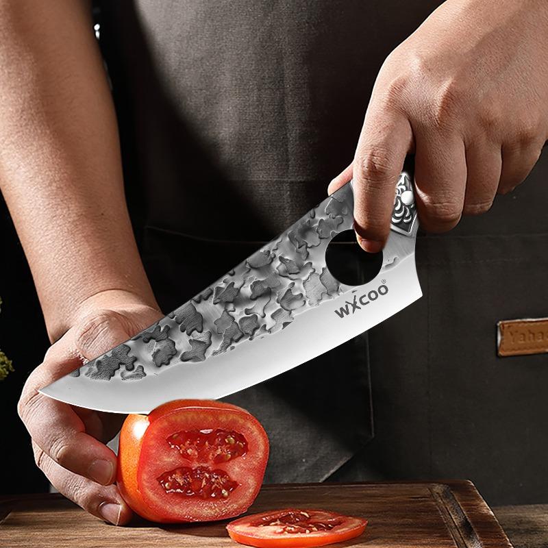 Nerezová Santoku Univerzální Škrabka Jedinečné Nože Ostrý Sashimi Nůž Kuchyňský Víceúčelový Nůž Nůž na Hovězí Rybí Maso Sekáček Vykosťovací Nůž