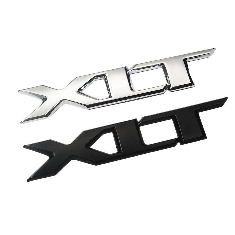 1  Metal Chrome XLT Letter Logo Car Auto Rear Trunk Emblem Badge Sticker Decal Replacement For FORD