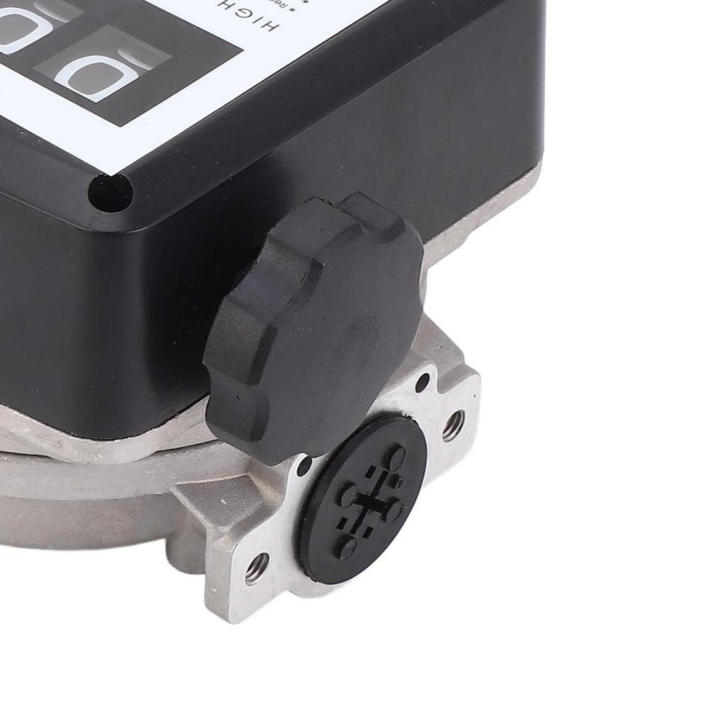 Aluminum Mechanical Fuel Flow Meter 4 Digit Pump Flow Meter Gallon High Accuracy Easy Reading