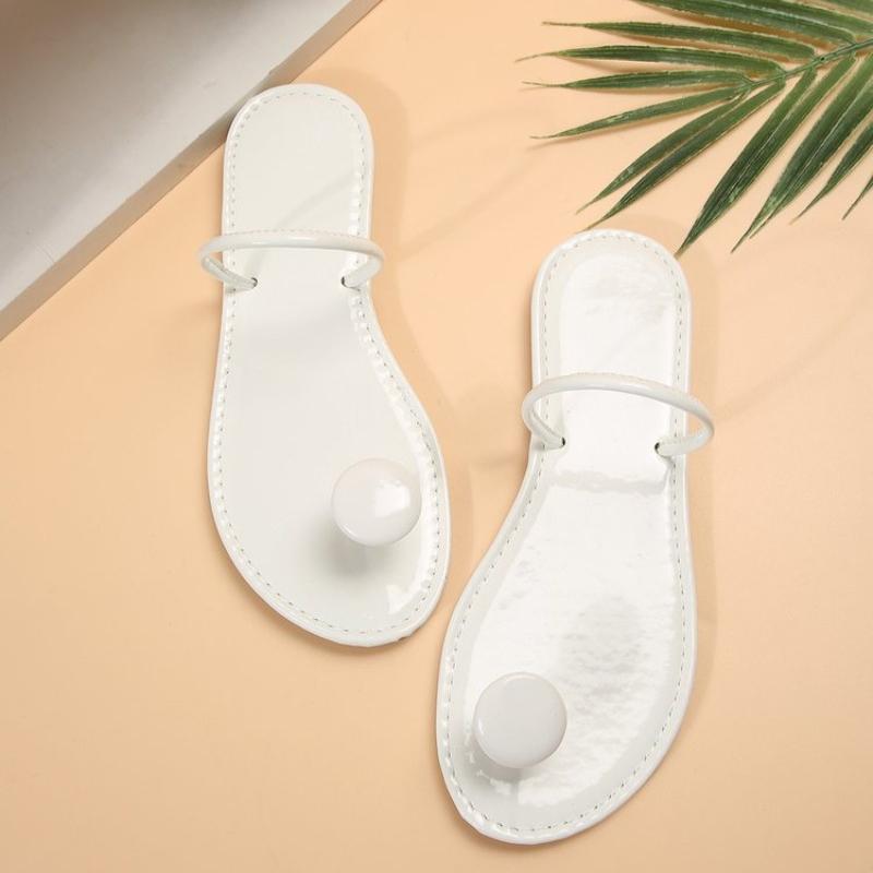 

Fashion 2025 new Fashionable with Women s slips flip flops Women s beach anti slip slips sandals 36 белый