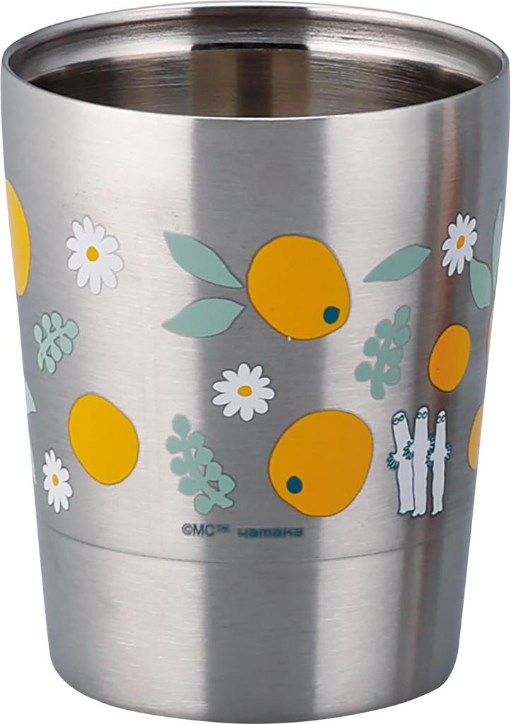 Mumin Par Rostfritt Stål Små Tillverkade i Japan Japanska Yamaka Dubbelsidiga Tumlare, (260ml) (Mumin/Lilla My) (Kropp Kina, Målning), Gåva,