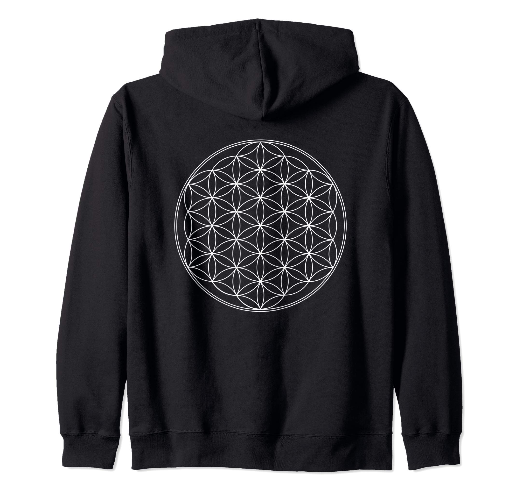 Flower of Life Sacred Geometry Zip Hoodie