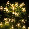 Outdoor Solar Sakura String Lights for Garden & Camping Atmosphere