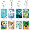 Cool Acrylic Anime Gardevoir Eevee Gengar Charizard Fashion Double-sided Printing PKM Logo Game Collection Card Keychain Charm