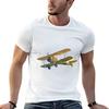 Stearman T-Shirt Übergröße Locker Kurzarm Top