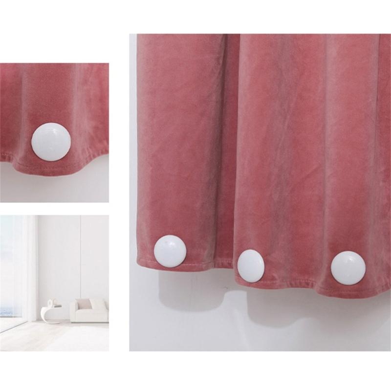 10 pezzi di fibbie magnetiche antivento per tenda da doccia, pesi di ricambio, clip magnetiche per tovaglia, evitano che il vento le sposti