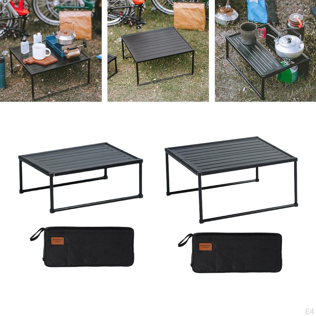 Folding Camping Table, Lightweight Foldable Desk for Hiking Backyard Outdoor