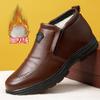 Cotton Shoes, Winter Snow Boots, Thickened Fleece, Cold-resistant, Strong, Wear-resistant, Non-slip Leather Shoes